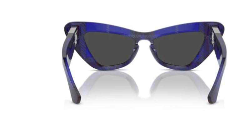 Burberry OBE4421U Check Blue Sunglasses