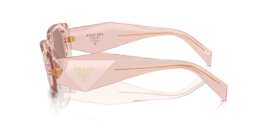 Prada 0PR 17WS Transparent Peach Sunglasses