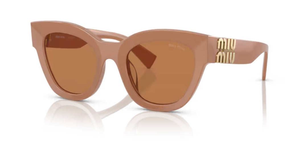 Miu Miu 0MU 01YS Caramel Sunglasses