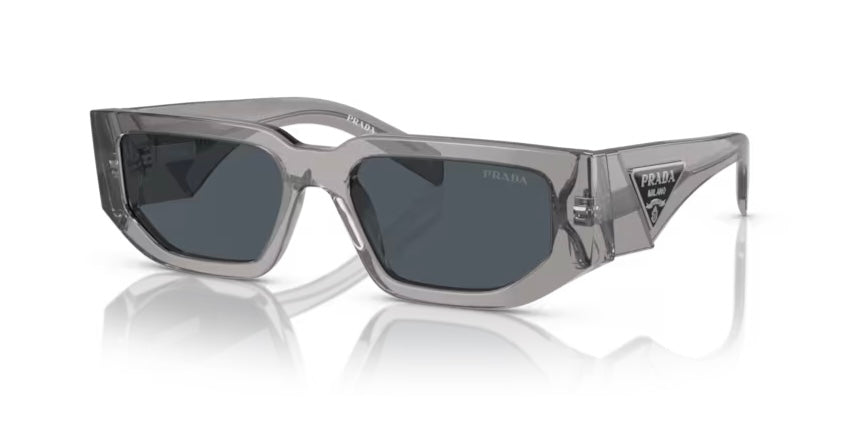 Prada 0PR 09ZSF Transparent Asphalt Sunglasses