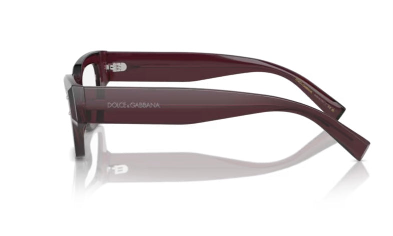 Dolce and Gabbana 0DG3387 3045 Transparent Violet Eyeglasses