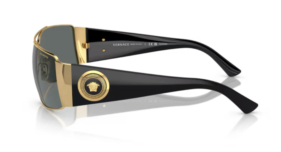 Versace 0VE2163 Gold Polarized Sunglasses