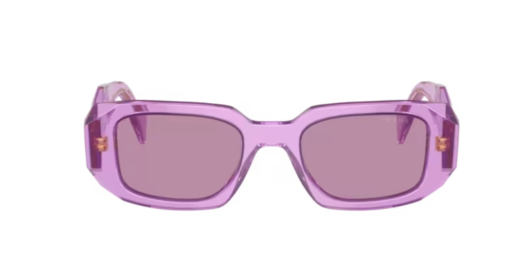 Prada 0PR 17WSF Transparent Amethyst Sunglasses