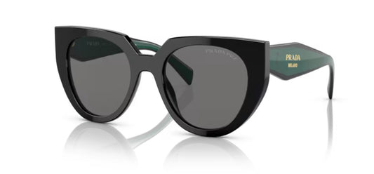 Prada 0PR 14WS Black Sunglasses