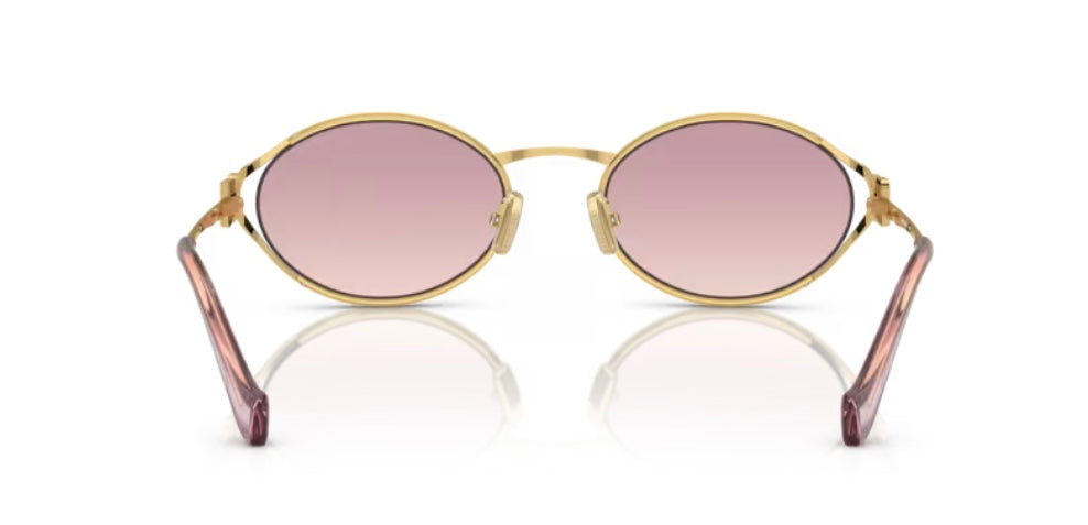 Miu Miu 0MU 52YS Gold Sunglasses