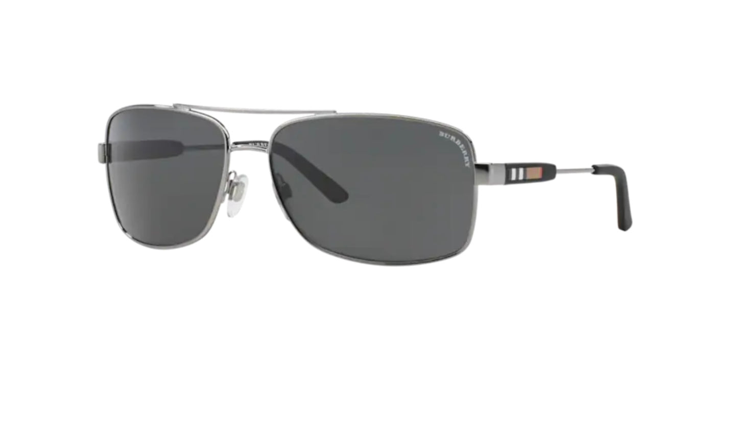 Burberry 100387 Gunmetal Sunglasses