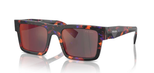 Prada 0PR 19WS Abstract Orange Sunglasses