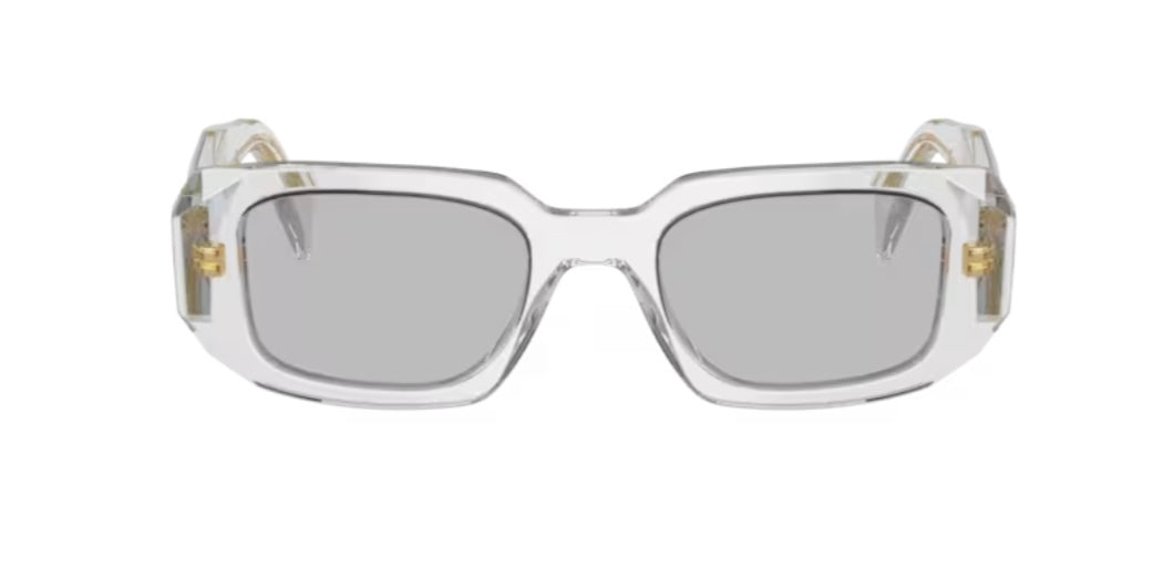 Prada 0PR 17WSF Transparent Grey Sunglasses