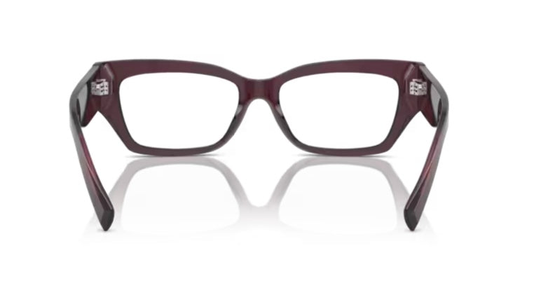 Dolce and Gabbana 0DG3387 3045 Transparent Violet Eyeglasses