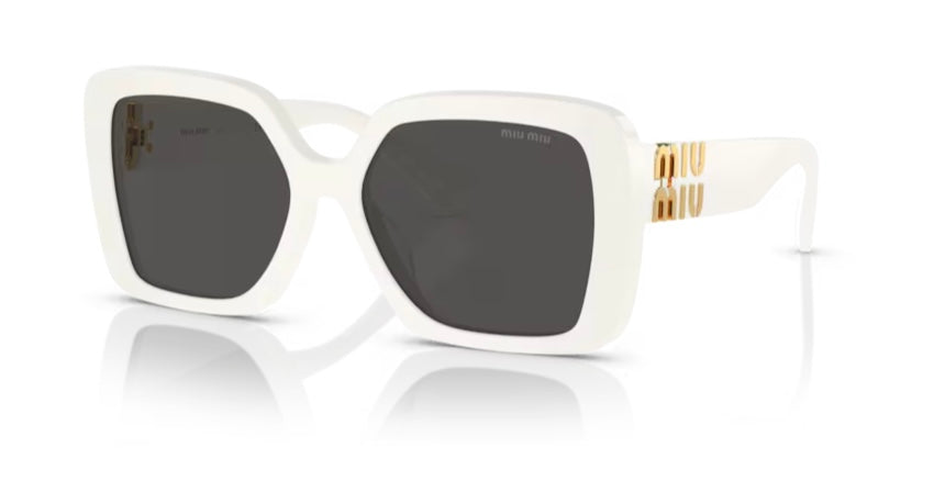 Miu Miu 0MU 10YS White Sunglasses