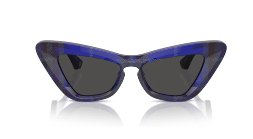 Burberry OBE4421U Check Blue Sunglasses