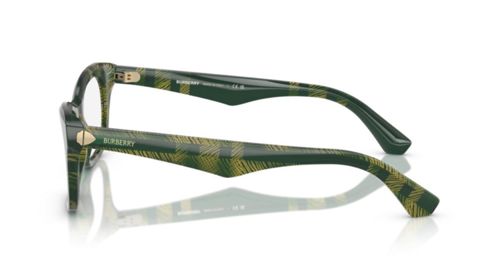 Burberry 0BE2422F Check Green Eyeglasses