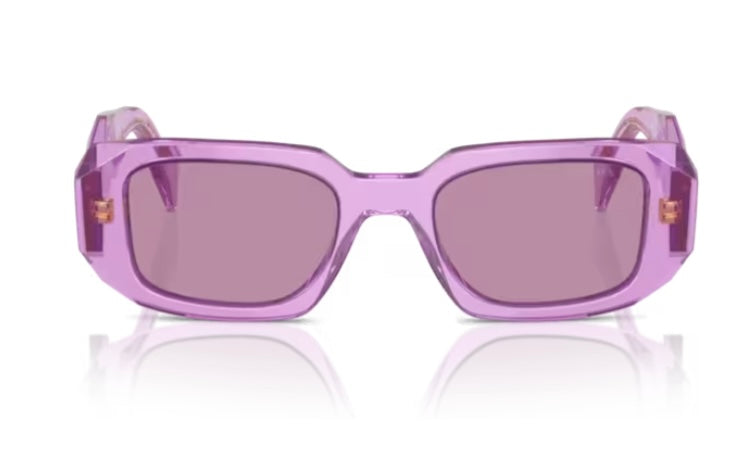 Prada 0PR 17WS Transparent Amethyst Sunglasses