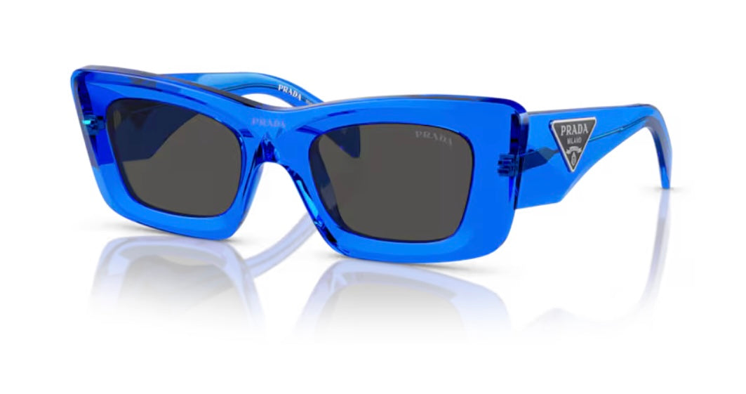 Prada 0PR 13ZS Crystal Electric Blue Sunglasses