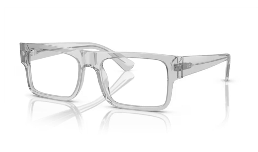 Prada 0PR A01VF 17P101 Transparent Grey Eyeglasses