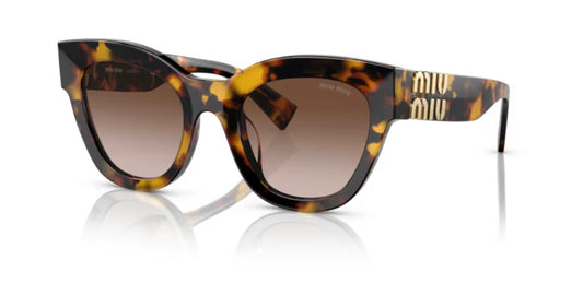 Miu Miu 0MU 01YS Honey Havana Sunglasses