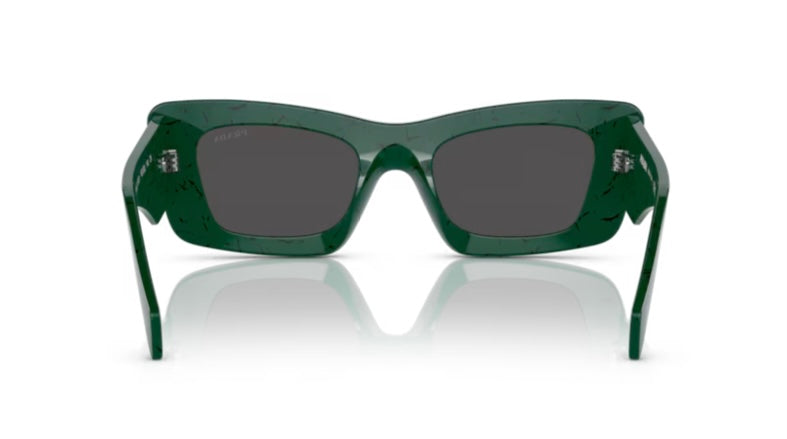 Prada 0PR 13ZS Green Marble Sunglasses