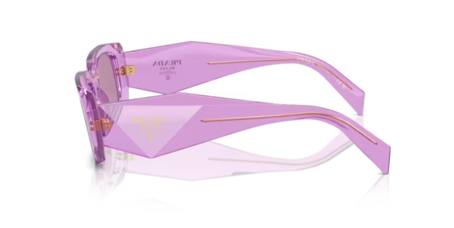 Prada 0PR 17WS Transparent Amethyst Sunglasses