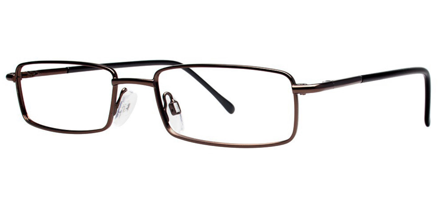 Eyeworkz Data Matte Brown Black Eyeglasses