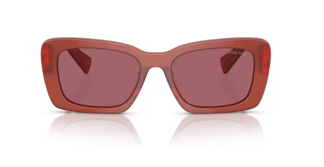 Miu Miu 0MU 07YS Cognac Opal Sunglasses