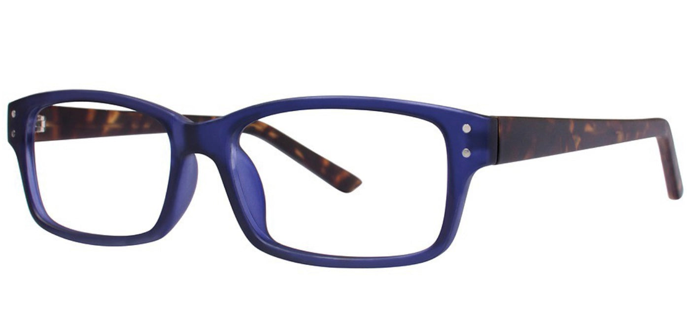 Eyeworkz Defy Eyeglasses Navy Tortoise Matte