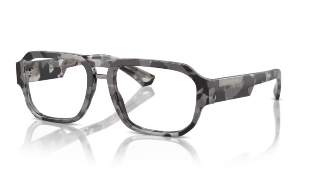 Dolce and Gabbana 0DG3389 3435 Havana Grey Eyeglasses