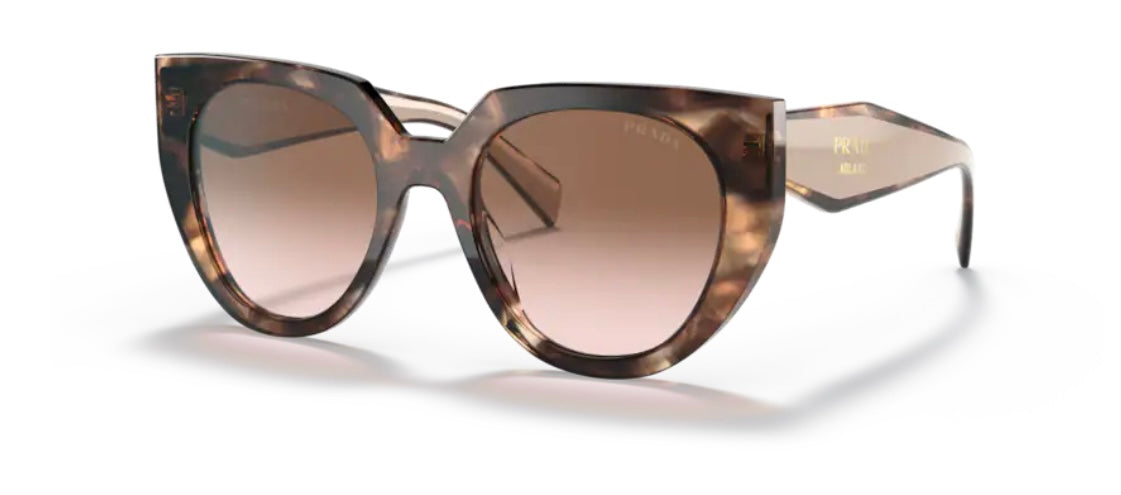 Prada 0PR 14WS Caramel Tortoise Powder Sunglasses