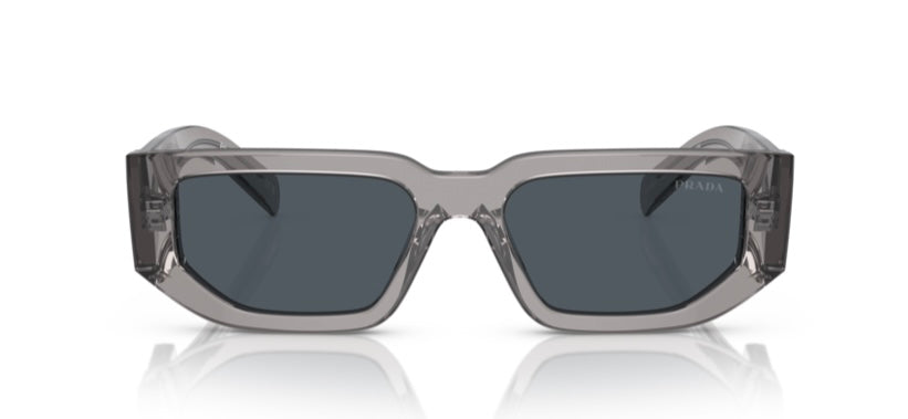 Prada 0PR 09ZSF Transparent Asphalt Sunglasses