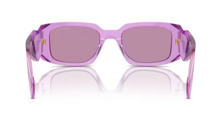 Prada 0PR 17WS Transparent Amethyst Sunglasses