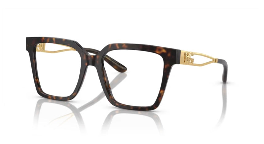 Dolce and Gabbana 0DG3376 502 Havana Eyeglasses