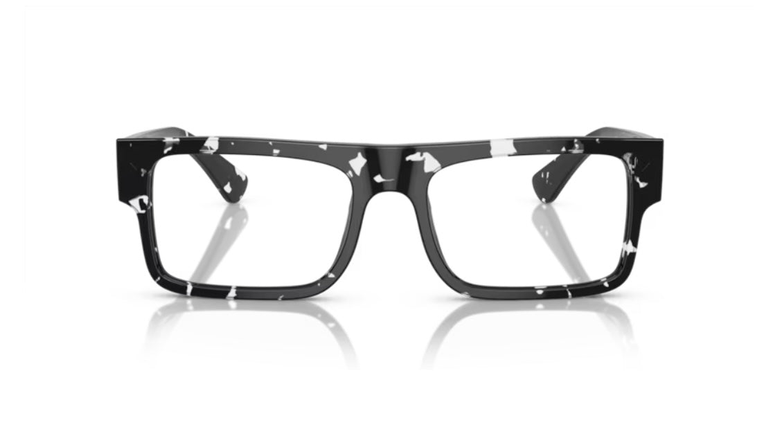 Prada 0PR A01VF 150101 Havana Black Transparent Eyeglasses