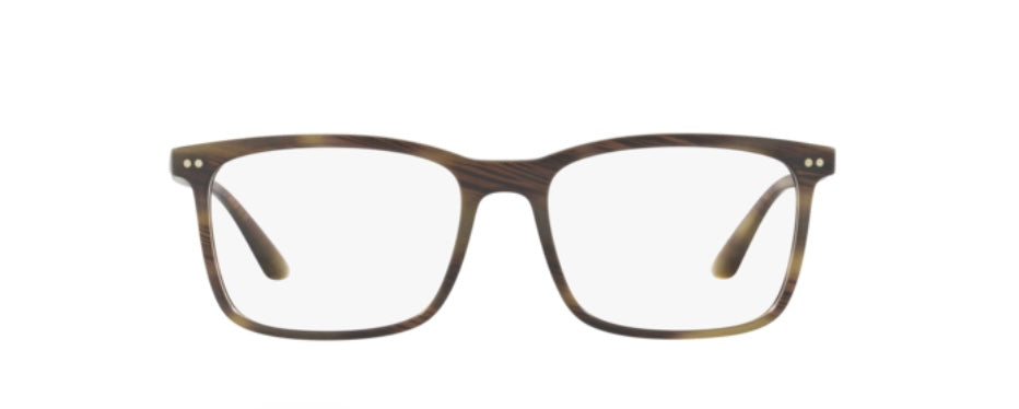 Giorgio Armani 0AR7122 Matte Striped Olive Eyeglasses