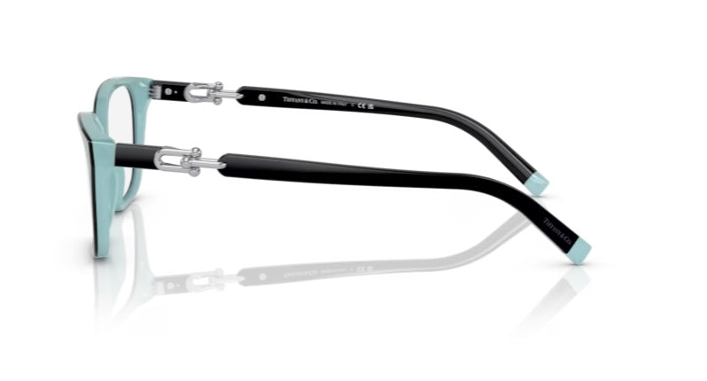 Tiffany And Co. 0TF2229 8055 Black On Tiffany Blue Eyeglasses