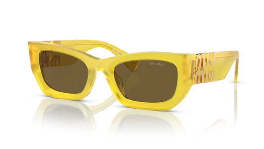 Miu Miu 0MU 09WS Ananas Opal Sunglasses