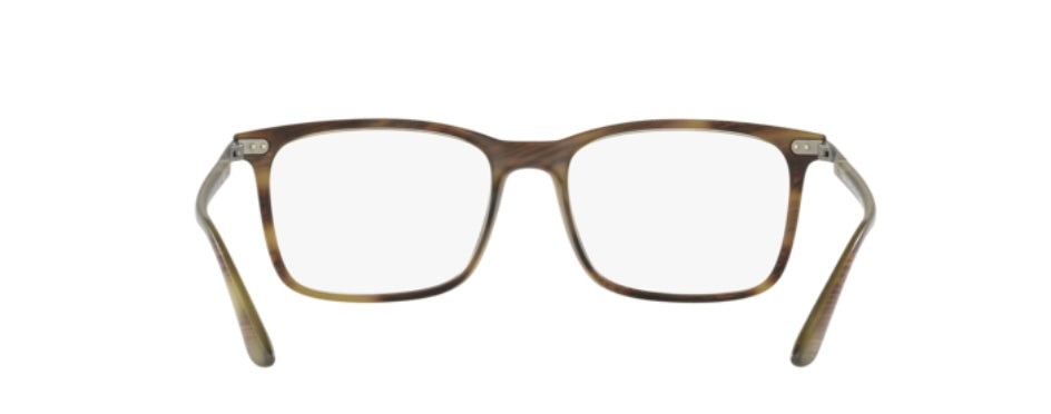 Giorgio Armani 0AR7122 Matte Striped Olive Eyeglasses