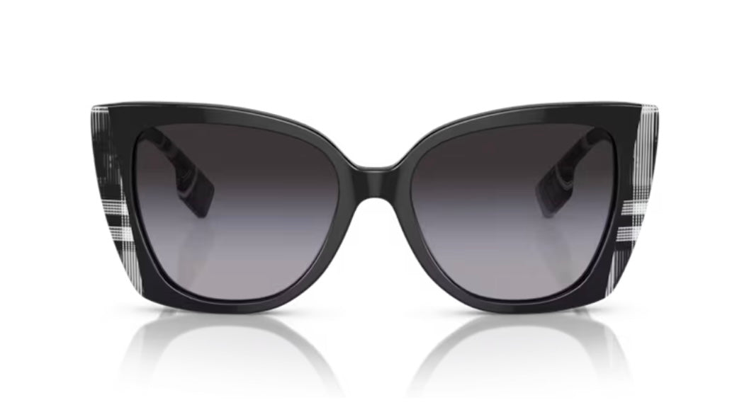 Burberry Meryl 0BE4393 Black Check White Black Sunglasses