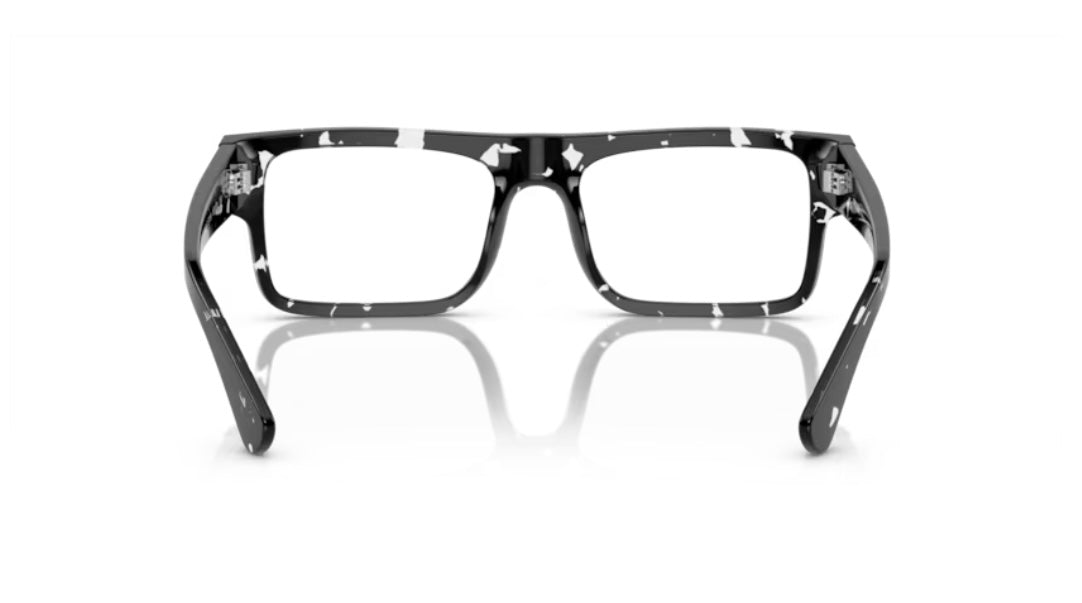 Prada 0PR A01VF 150101 Havana Black Transparent Eyeglasses