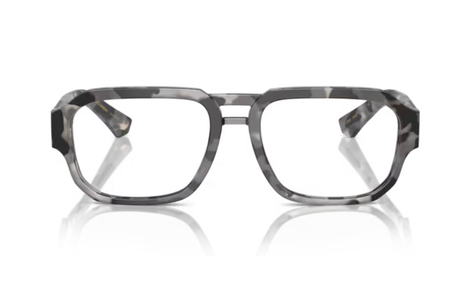 Dolce and Gabbana 0DG3389 3435 Havana Grey Eyeglasses