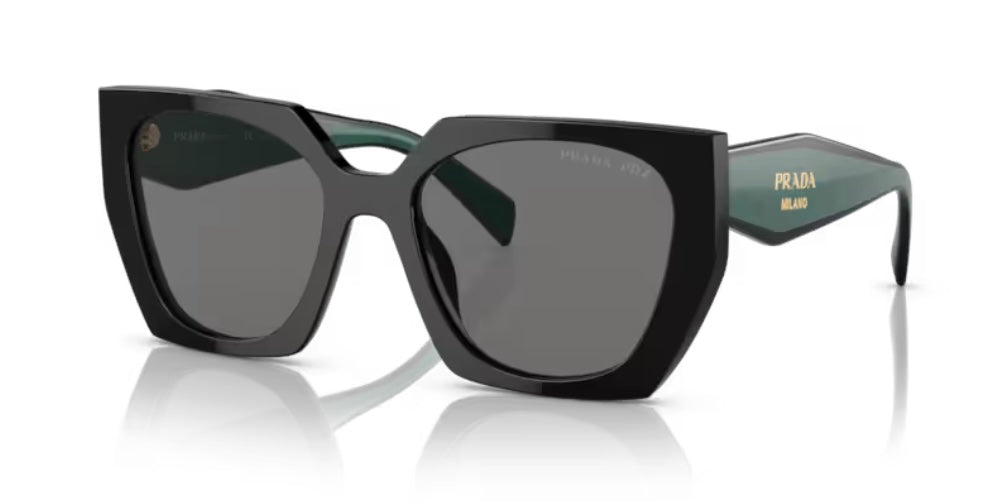 Prada 0PR 15WS Black Polarized Sunglasses