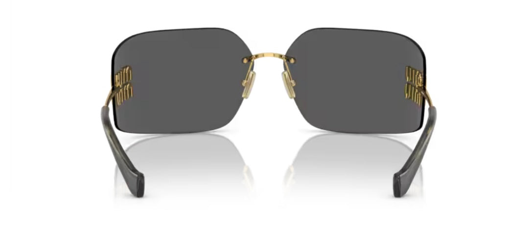 Miu Miu 0MU 54YS 5AK5S0 Gold Sunglasses