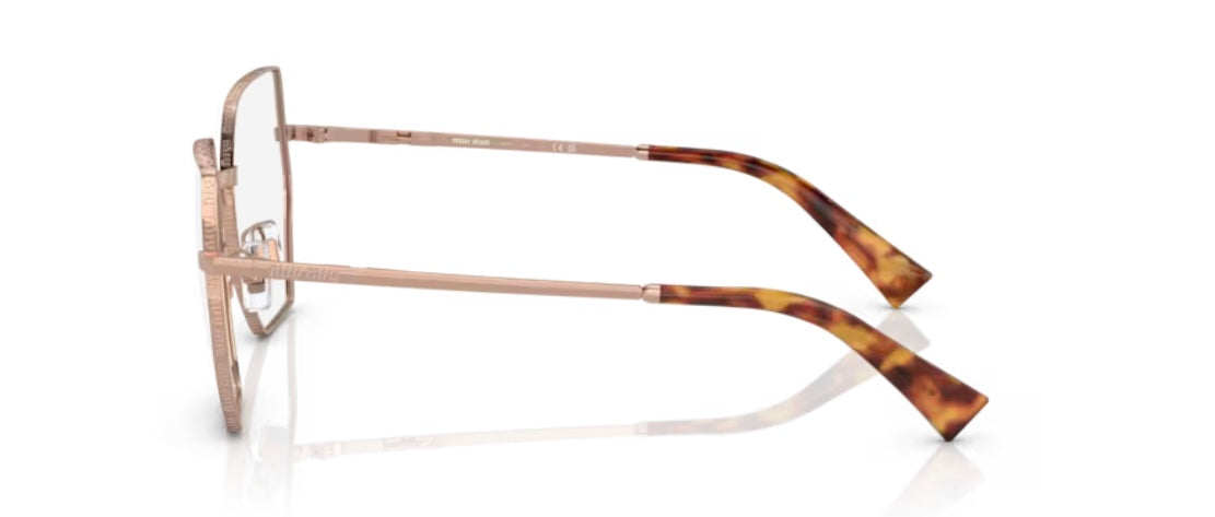 Miu Miu 0MU 50VV Rose Gold Eyeglasses