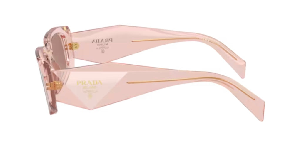 Prada 0PR 17WSF Transparent Peach Sunglasses