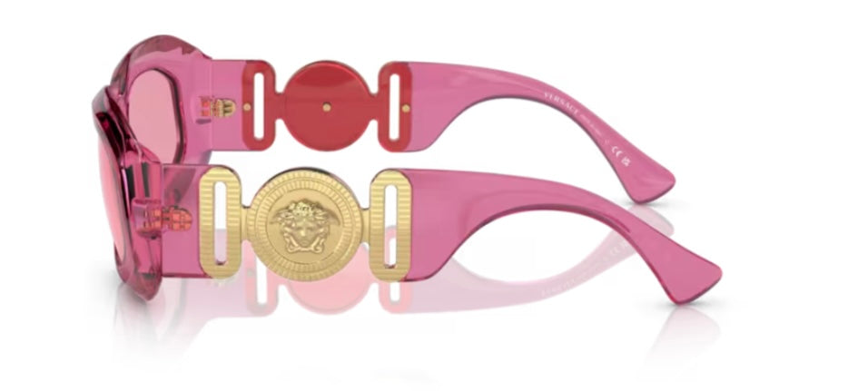 Versace 0VE4425U Pink Transparent  Sunglasses