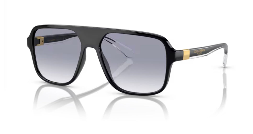 Dolce and Gabbana 0DG6134 Transparent Grey Black Sunglasses