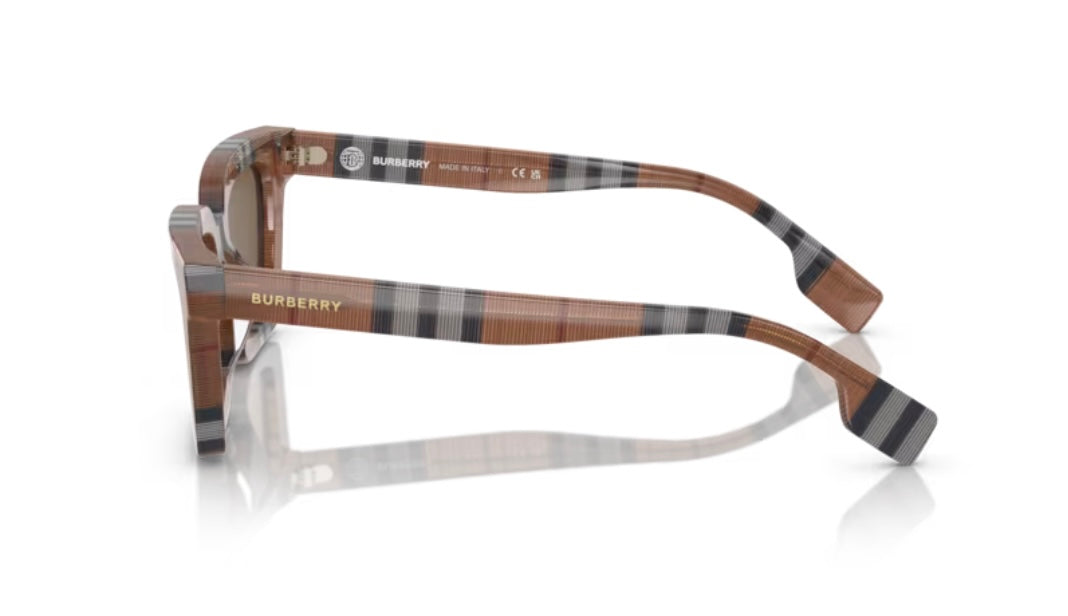 Burberry Briar 0BE4392U Check Brown Sunglasses