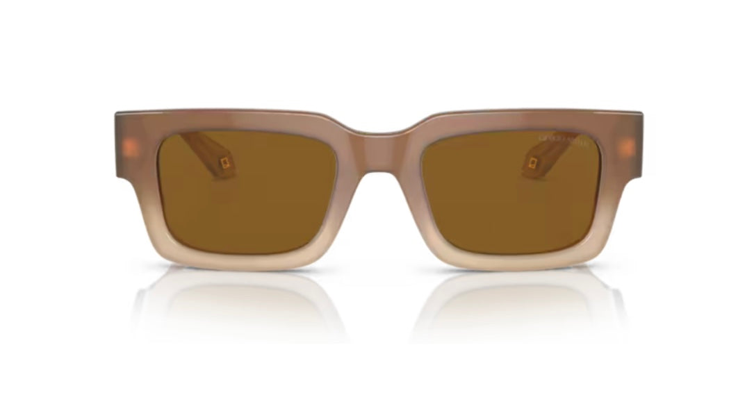 Giorgio Armani 0AR8184U Gradient Brown/Crystal Sunglasses