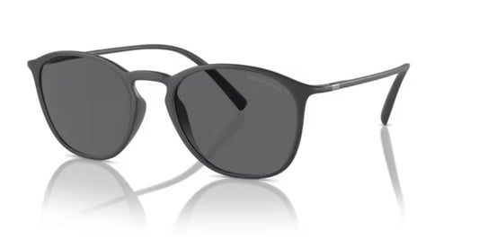 Giorgio Armani 0AR8186U Matte Grey Polarized Sunglasses