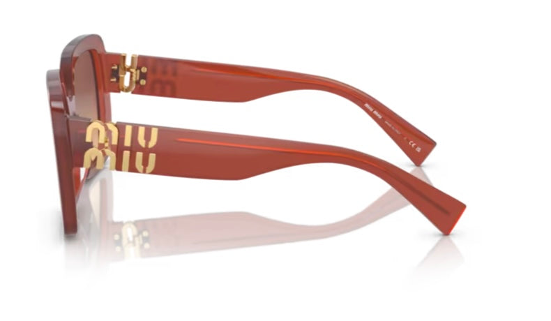 Miu Miu 0MU 10YS Cognac Opal Sunglasses