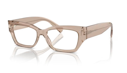 Dolce and Gabbana 0DG3387 3432 Transparent Camel Eyeglasses