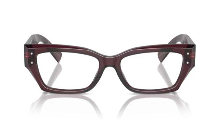 Dolce and Gabbana 0DG3387 3045 Transparent Violet Eyeglasses